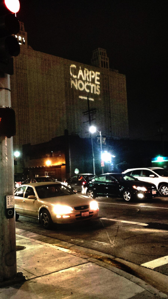 CN-projector carpe noctis late night theater festival