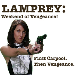 lamprey weekend of vengeance theater reviews tracey paleo sacred fools theatre company