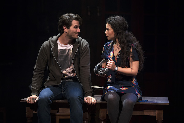 Rustin Cole Sailors and Amanda Leigh Jerry in South Coast Repertory's 2017 production of ONCE