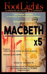 macbethX5, FootLights program cover